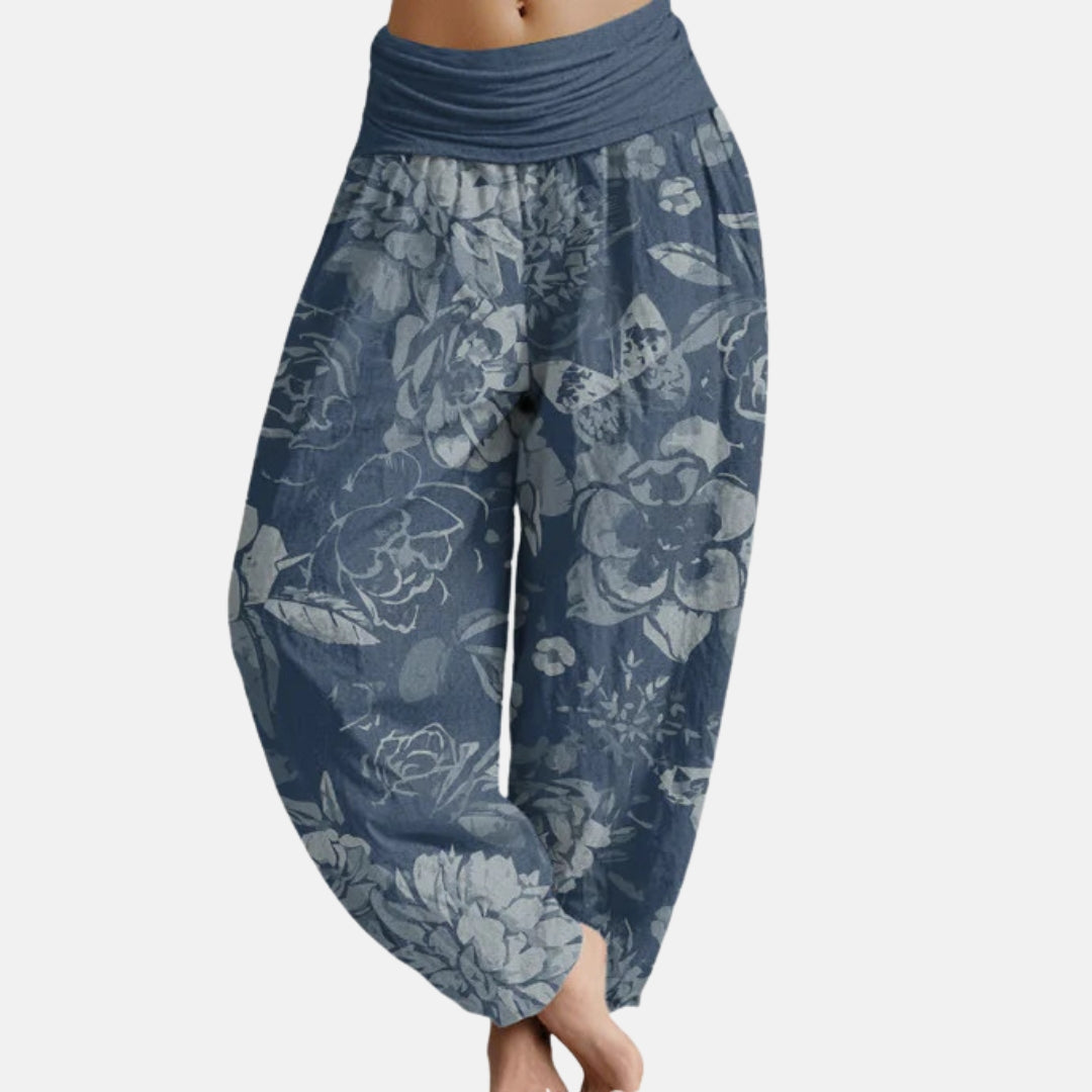 Garance | Pantalon bouffant à imprimé floral