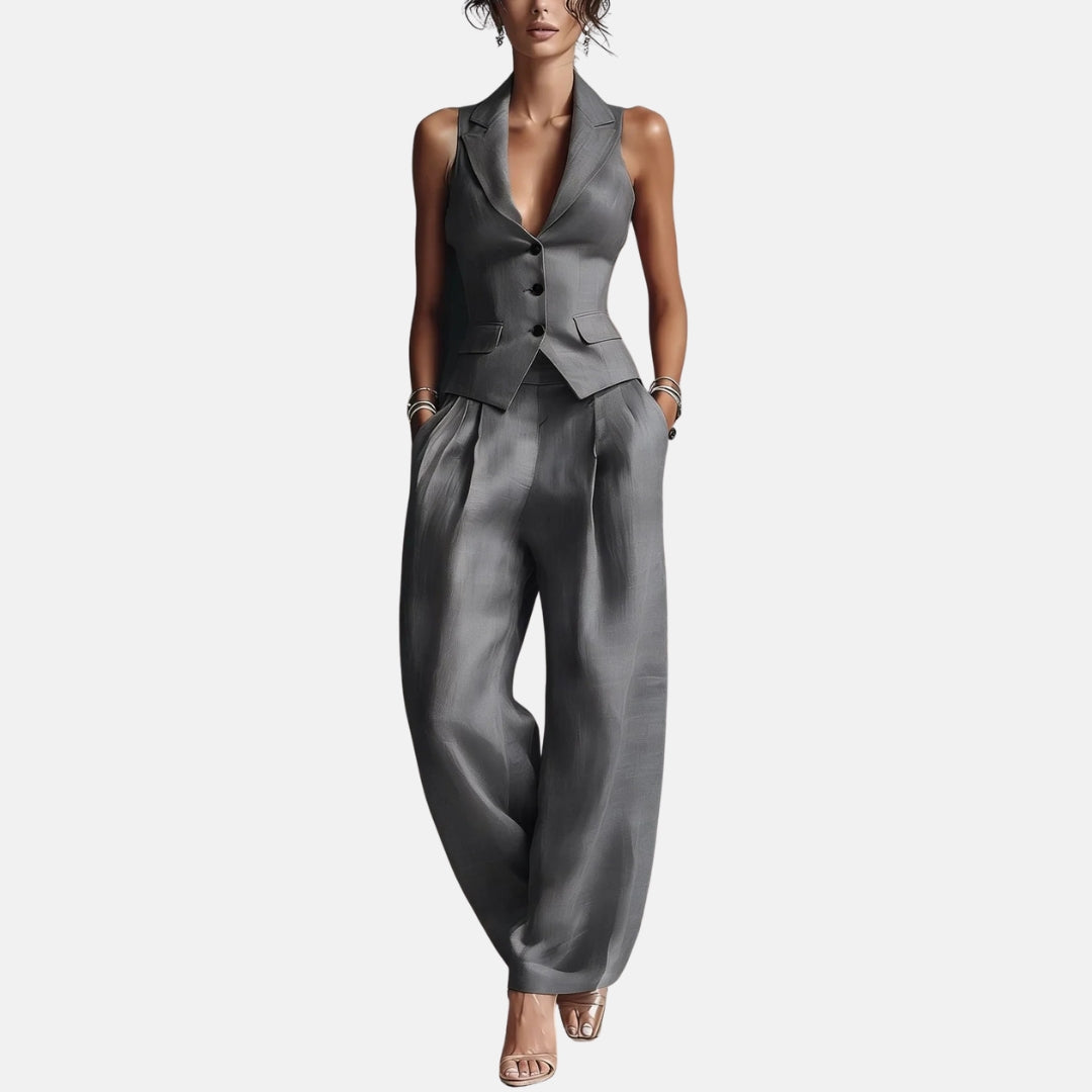 Adelmonde | Ensemble Gilet Tailleur