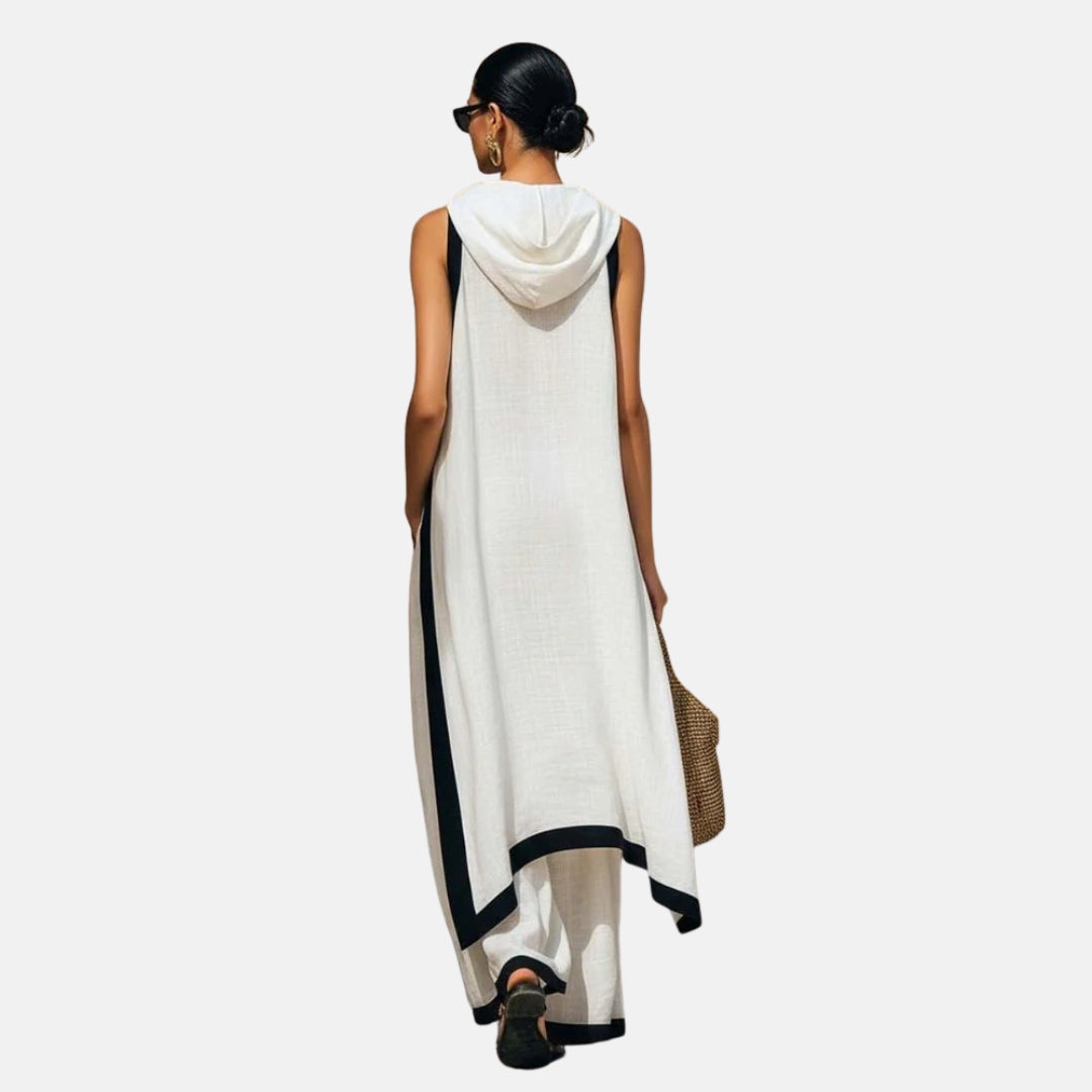 Léonie | Ensemble tunique longue et pantalon large
