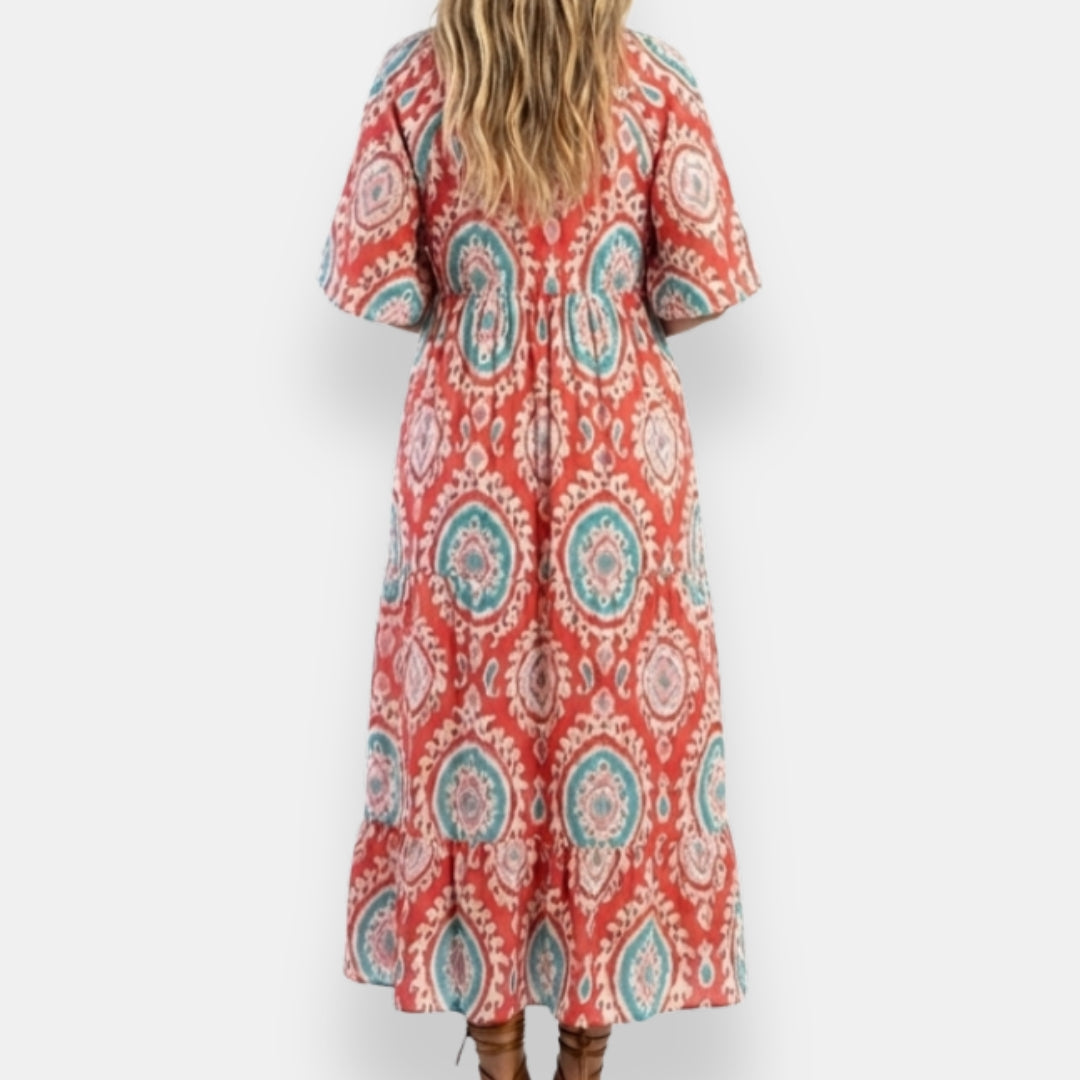 Nolwenna | Robe Longue Étagée