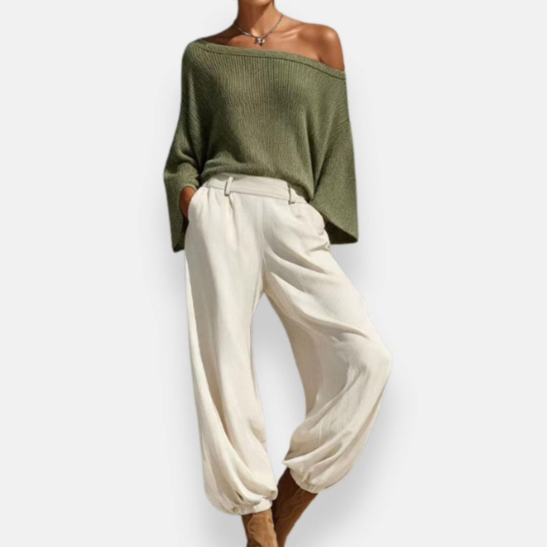 Raphaëlle | Ensemble Pull Dénudé