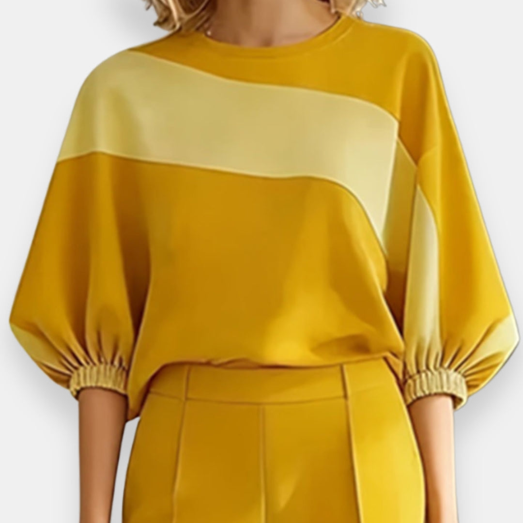 Divine | Ensemble Top Bicolore