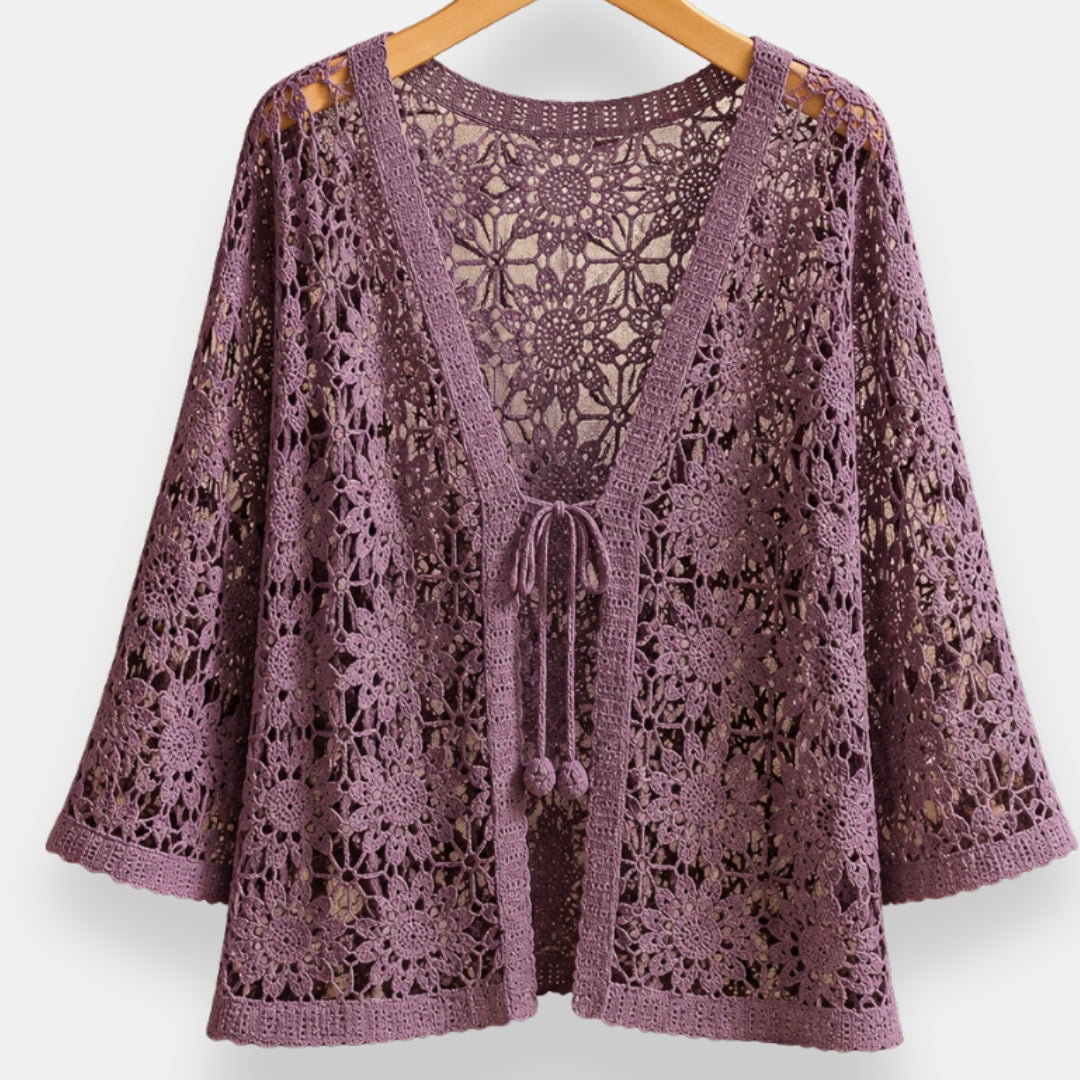 Parise | Cardigan Crochet Noué