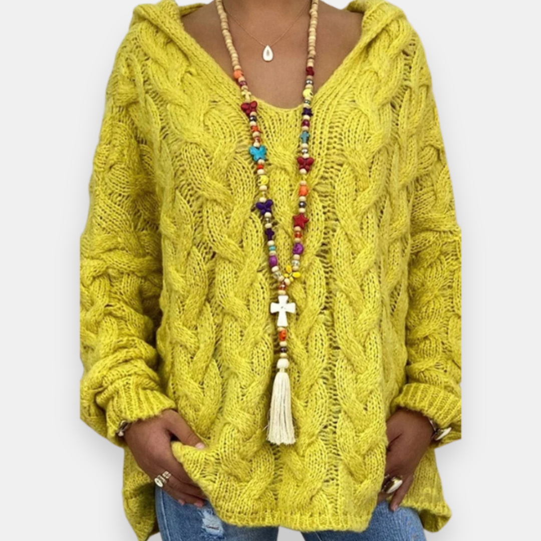 Bleuette | Pull Maille Capuche