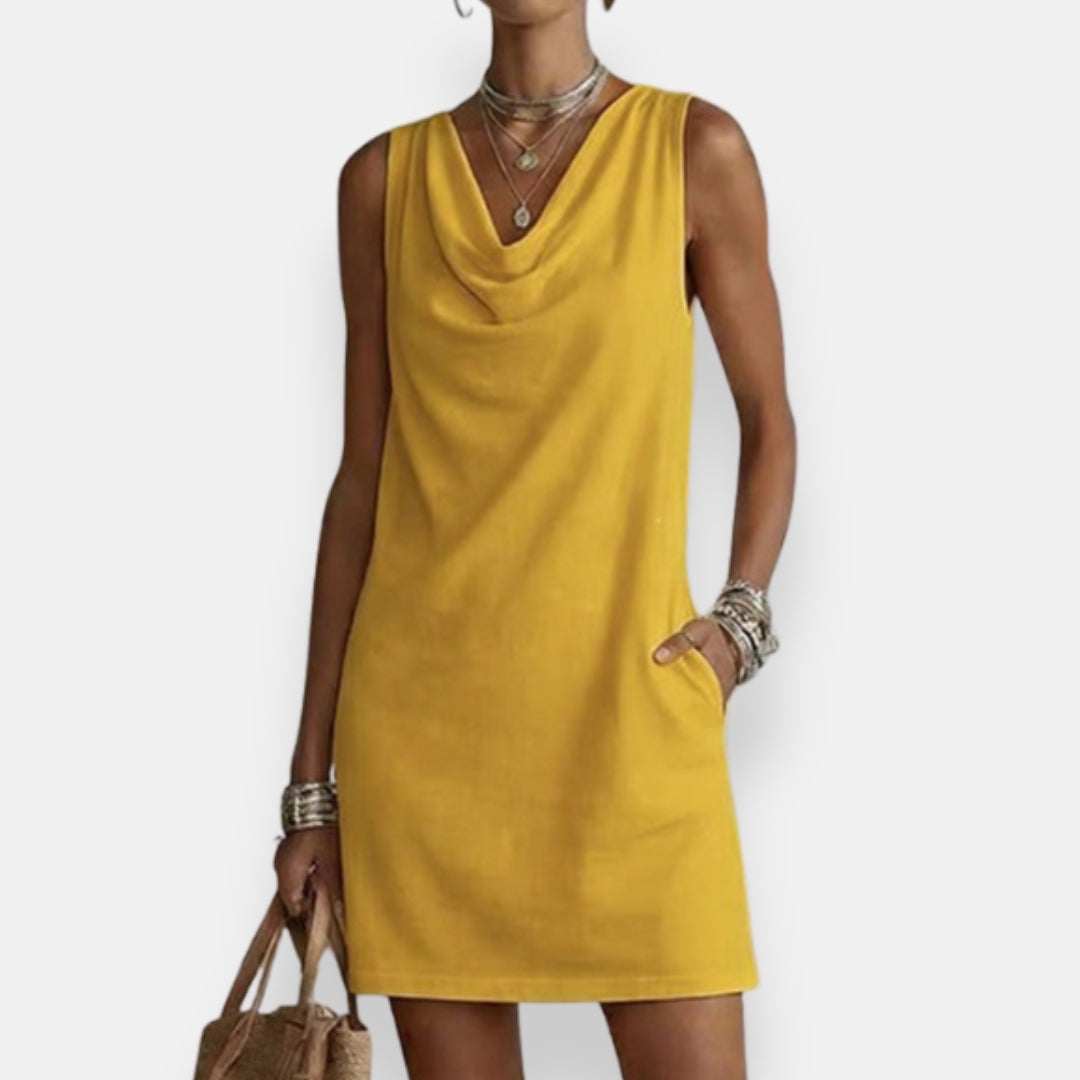 Michèle | Robe Courte Drapée