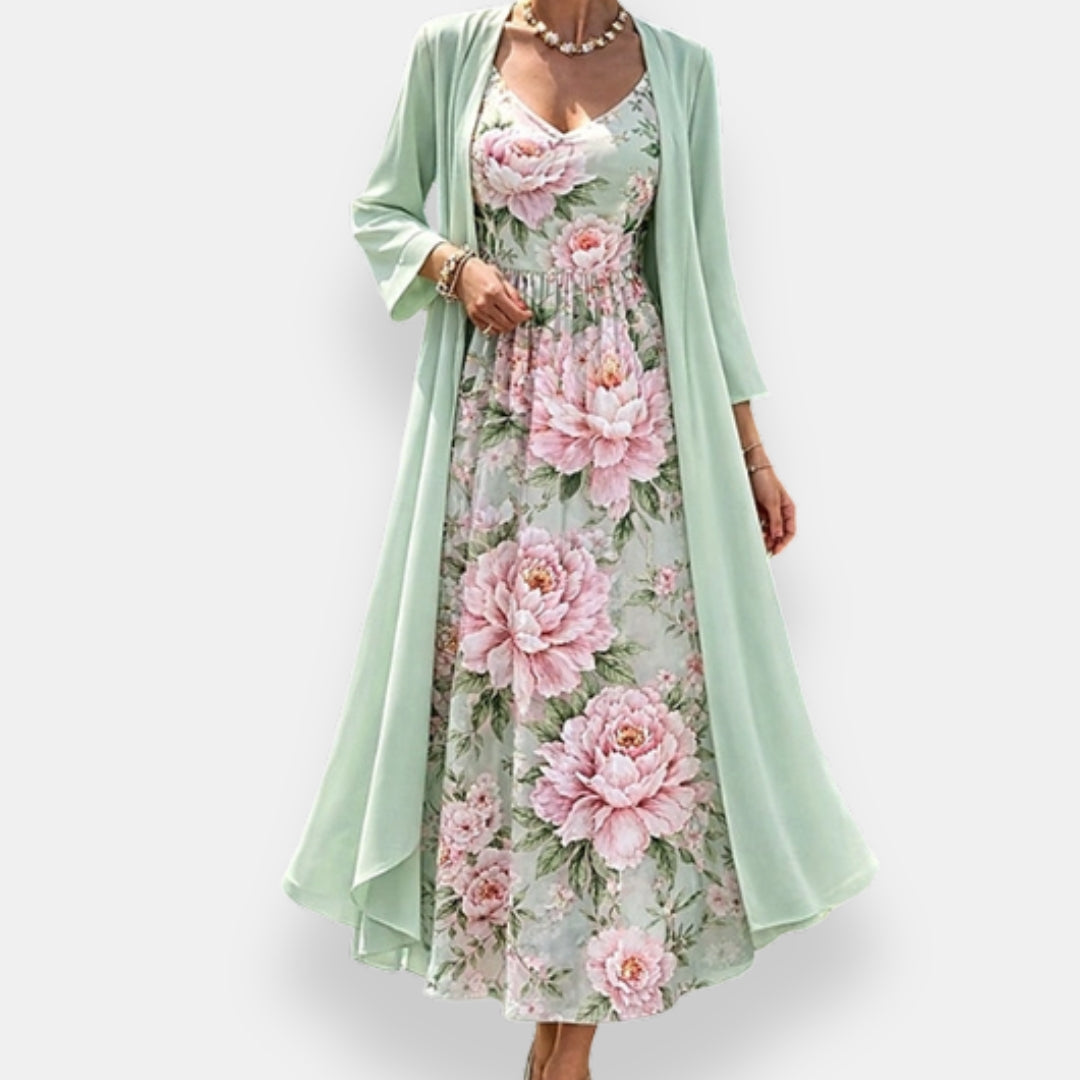 Aminthe | Ensemble Robe Fleurie