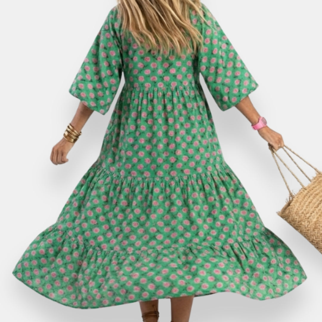 Gwenn | Robe Longue Étagée
