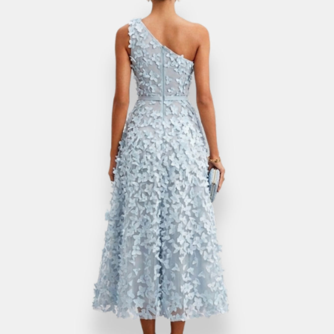Arlette | Robe Asymétrique Papillons