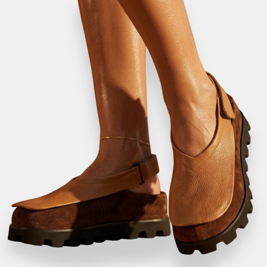 Cendrine | Mocassins Crantés Arrière