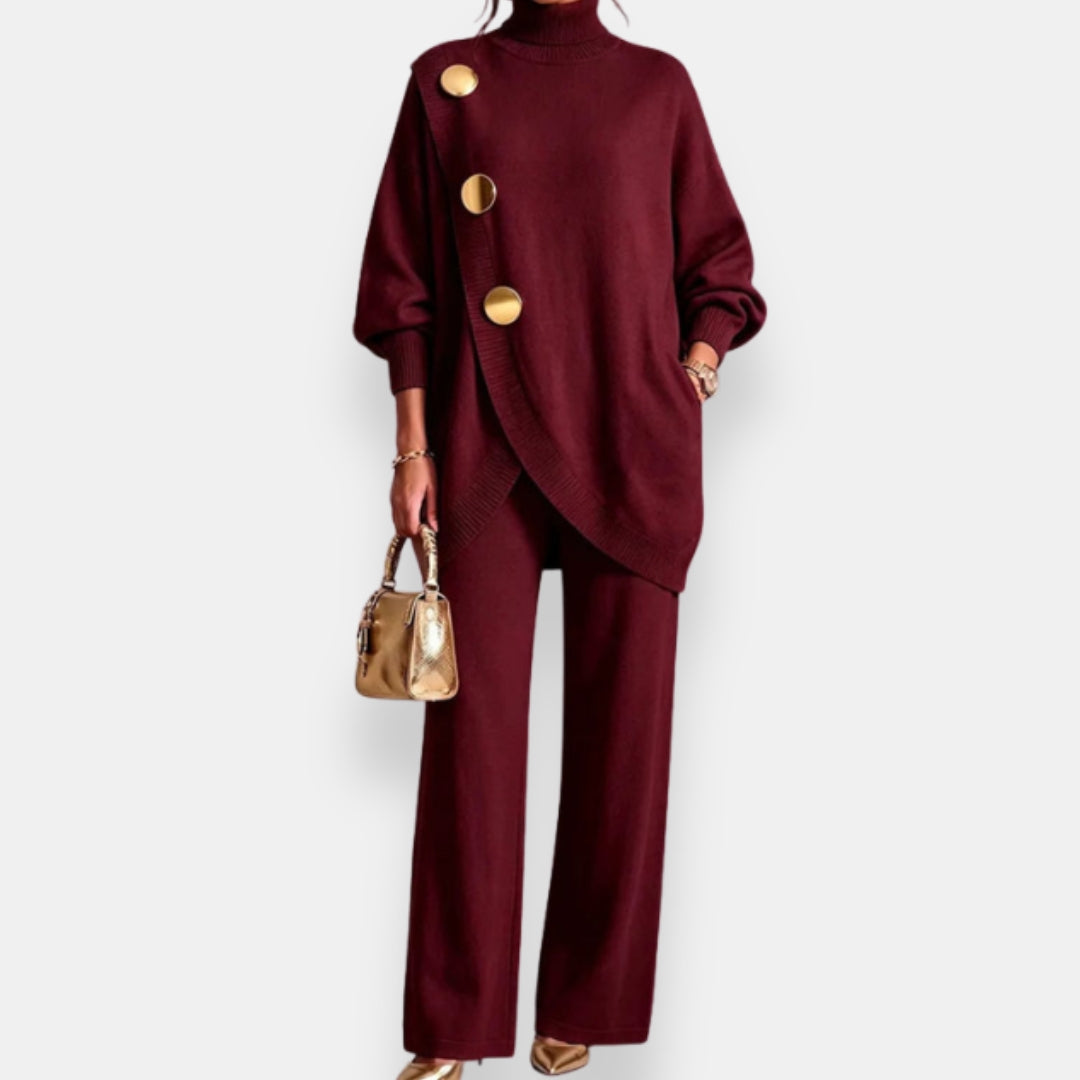 Alaïa | Ensemble Roulé Boutons