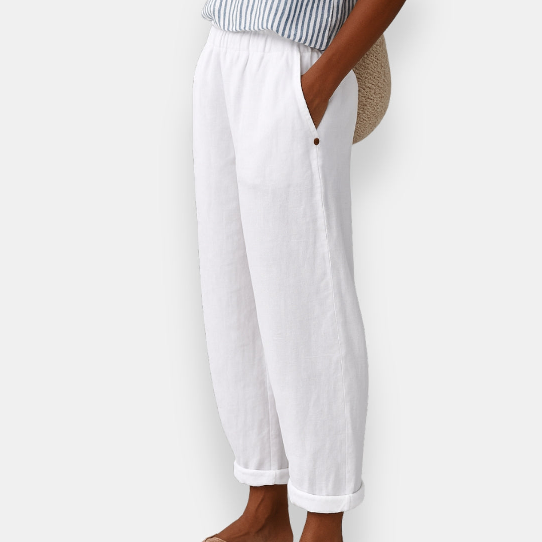 Sève | Pantalon Lin Élastiqué