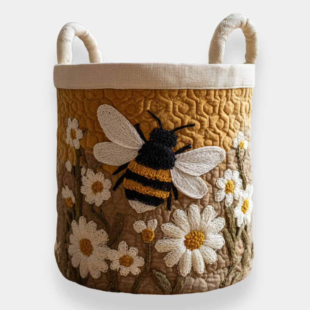 Panier Abeilles Fleurs