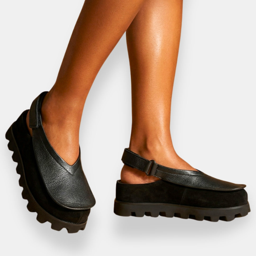 Cendrine | Mocassins Crantés Arrière