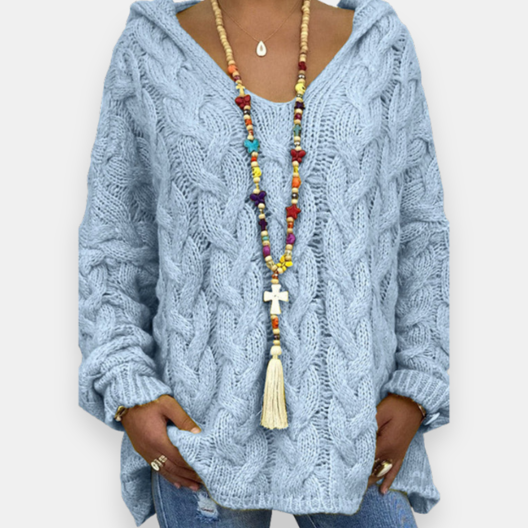 Bleuette | Pull Maille Capuche