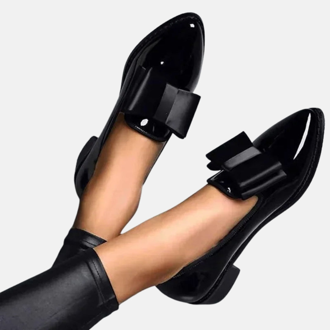 Fenira | Mocassins vernis à nœud élégant