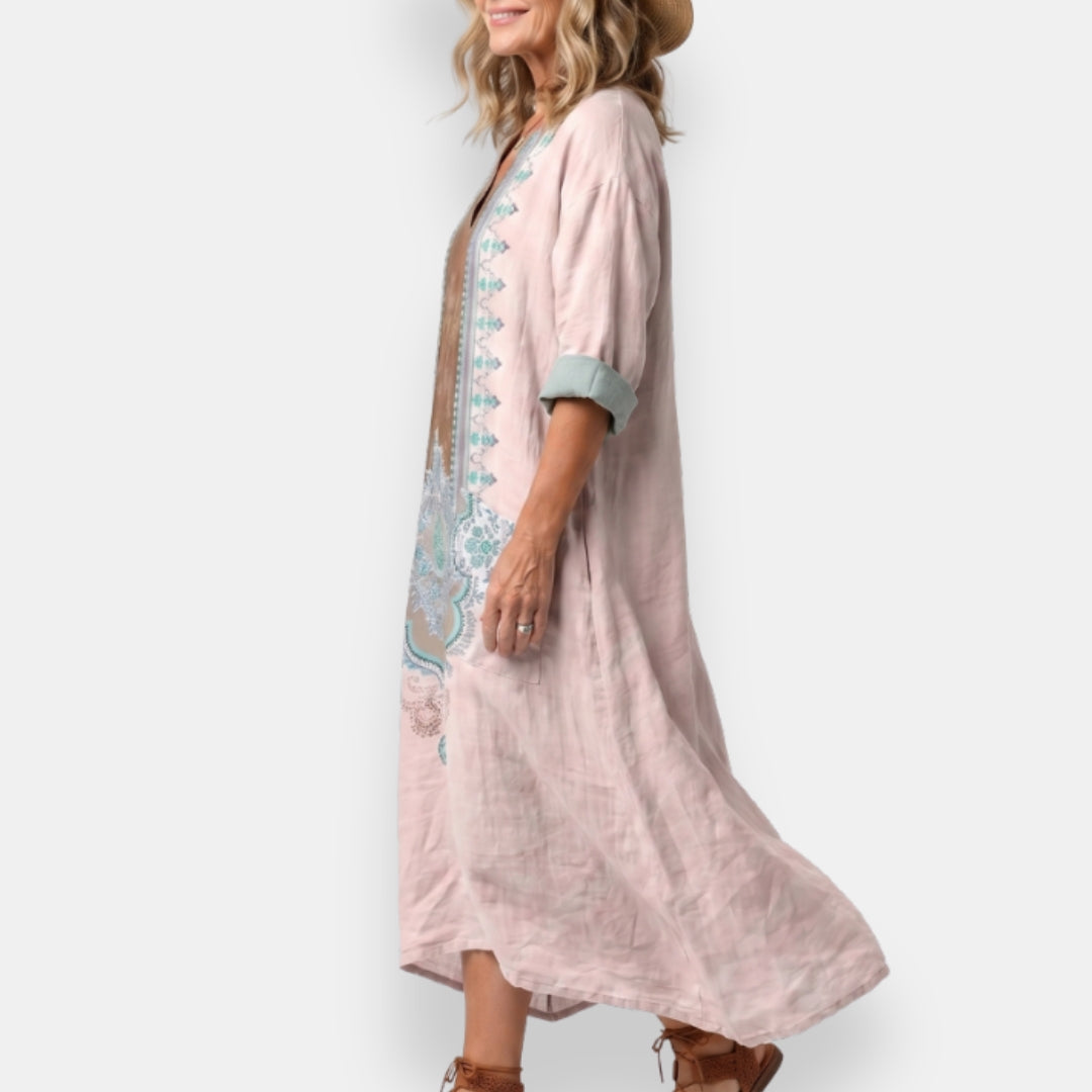 Enouig | Robe Kaftan Brodée