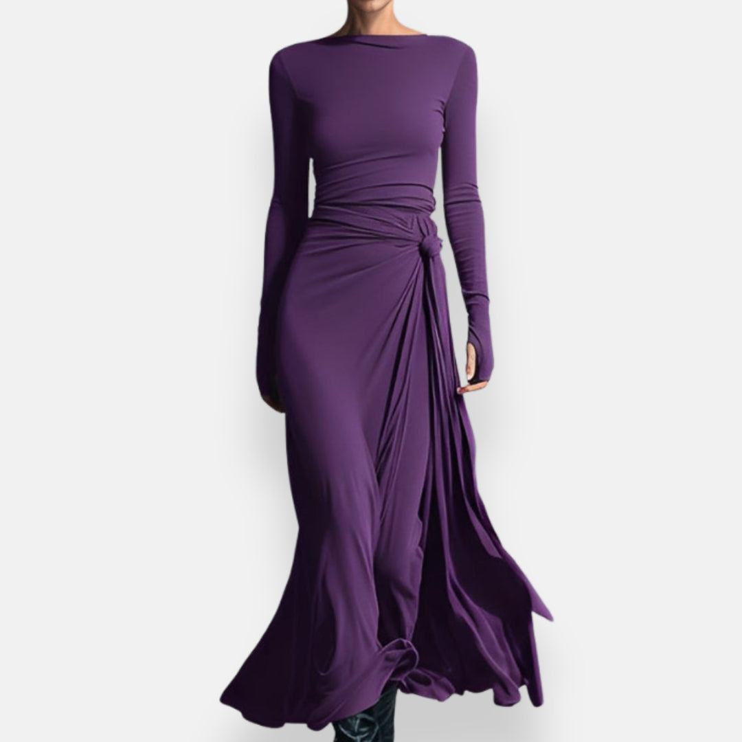 Orphée | Robe Drapée Élégante