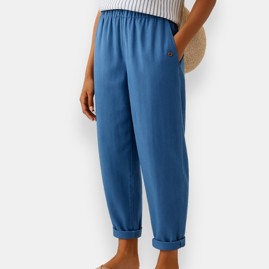 Sève | Pantalon Lin Élastiqué