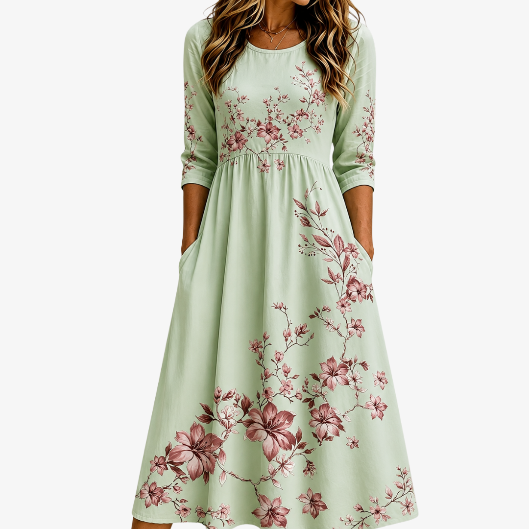 Zéphyra | Robe Fleurie Ample
