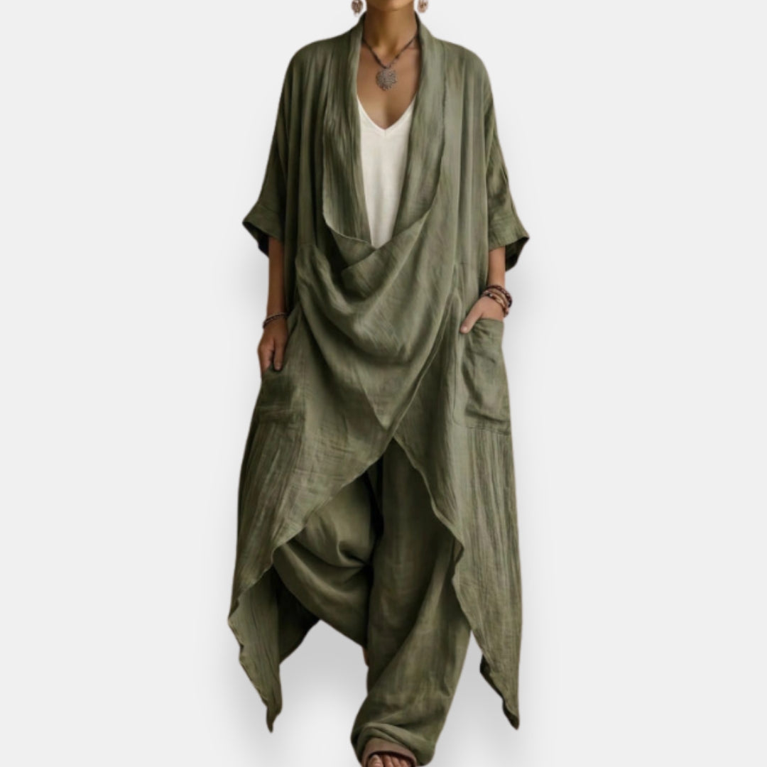 Bibiane | Ensemble Tunique Drapée