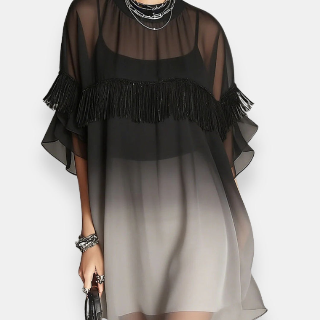 Clémente | Robe Franges Papillon