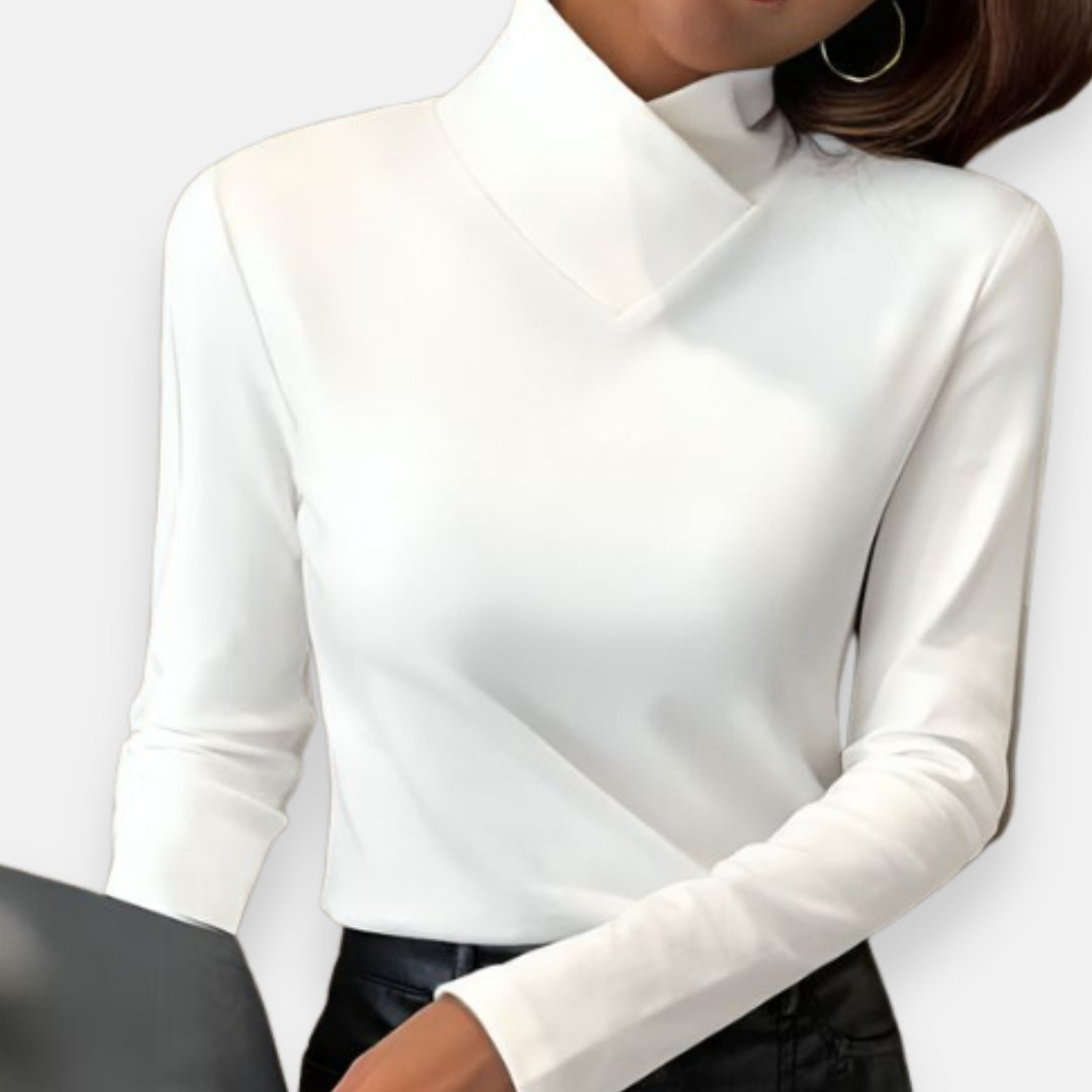 Sabine | Pull à Col Roulé Élégant