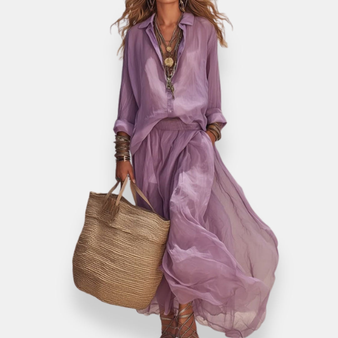 Claire | Robe Chemise Fluide