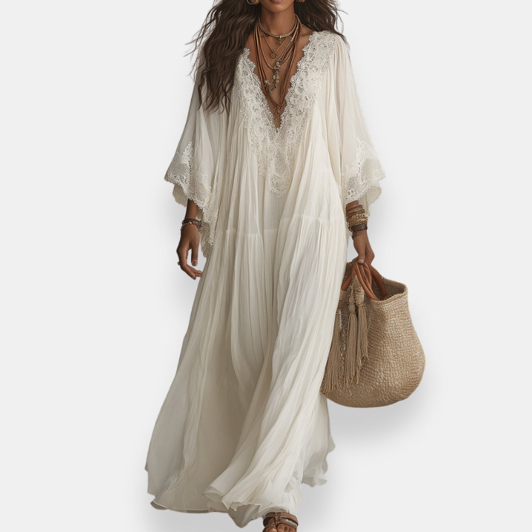 Brovaine | Robe Longue Dentelle