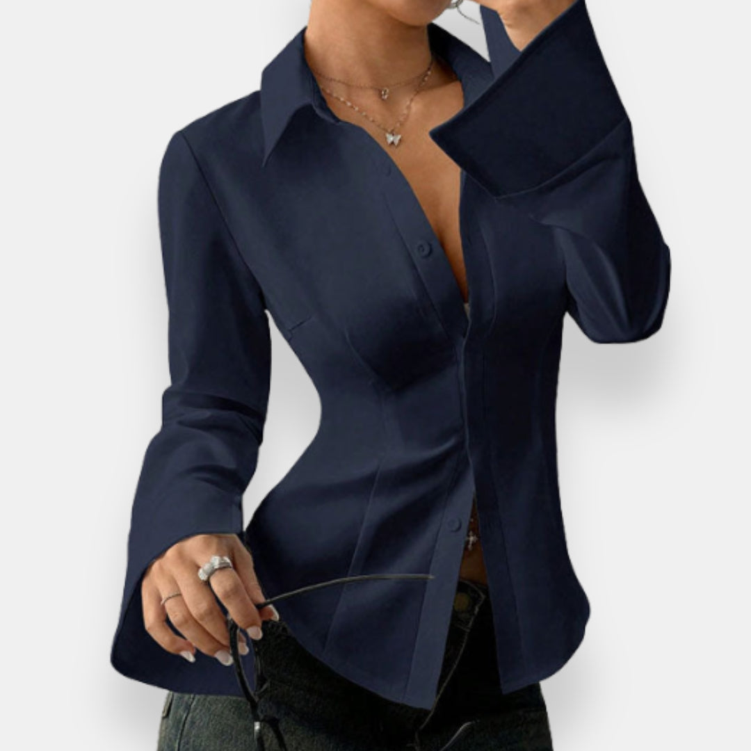 Solia | Chemise Col Pointu