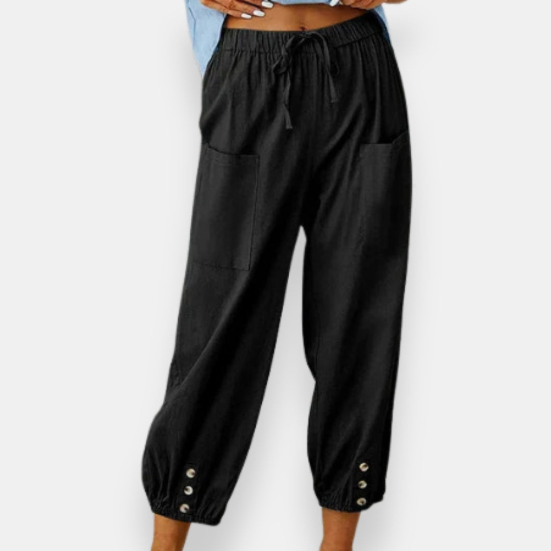 Loulou | Pantalon Large Boutonné
