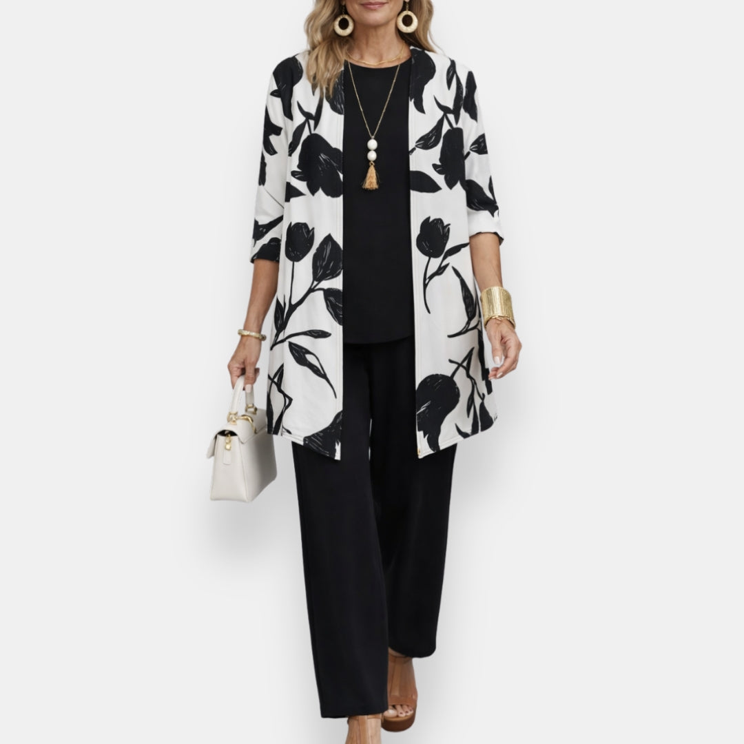 Jouvette | Ensemble kimono fleuri