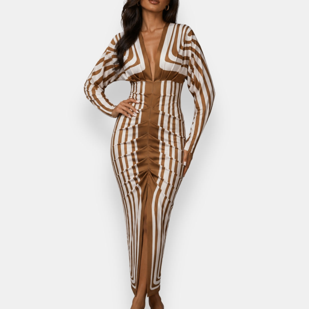 Ninou | Robe Longue Plongeante