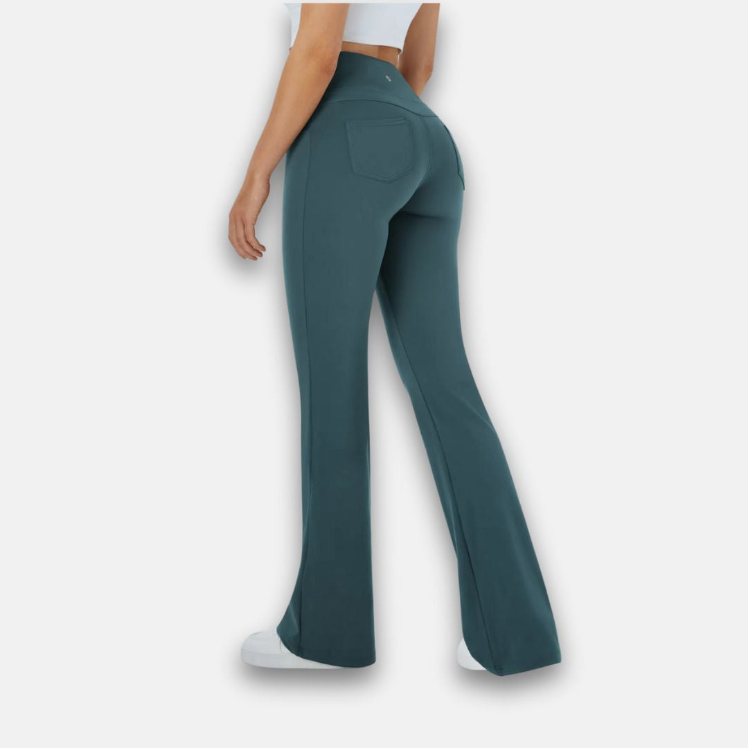 Athena | Pantalon flare taille haute