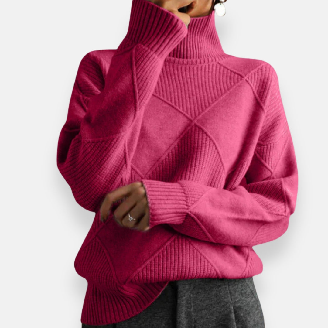 Maud | Pull à col roulé tendance