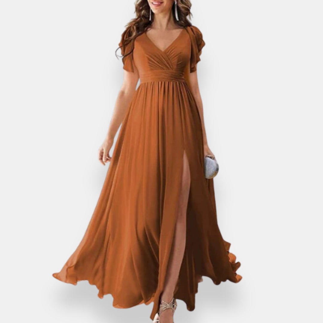 Marfise | Robe fendue papillon