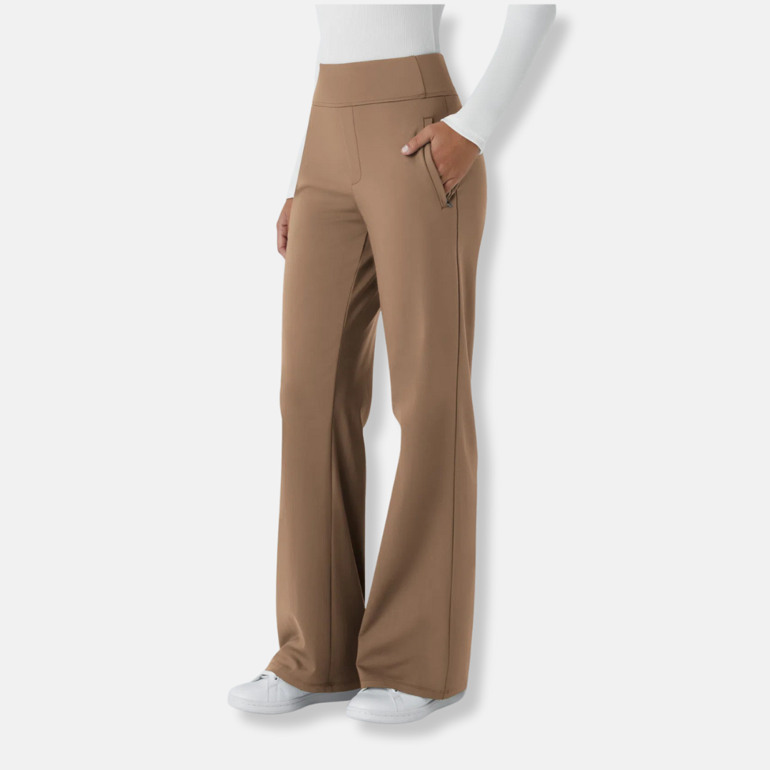 Ember | Pantalon taille haute fluide