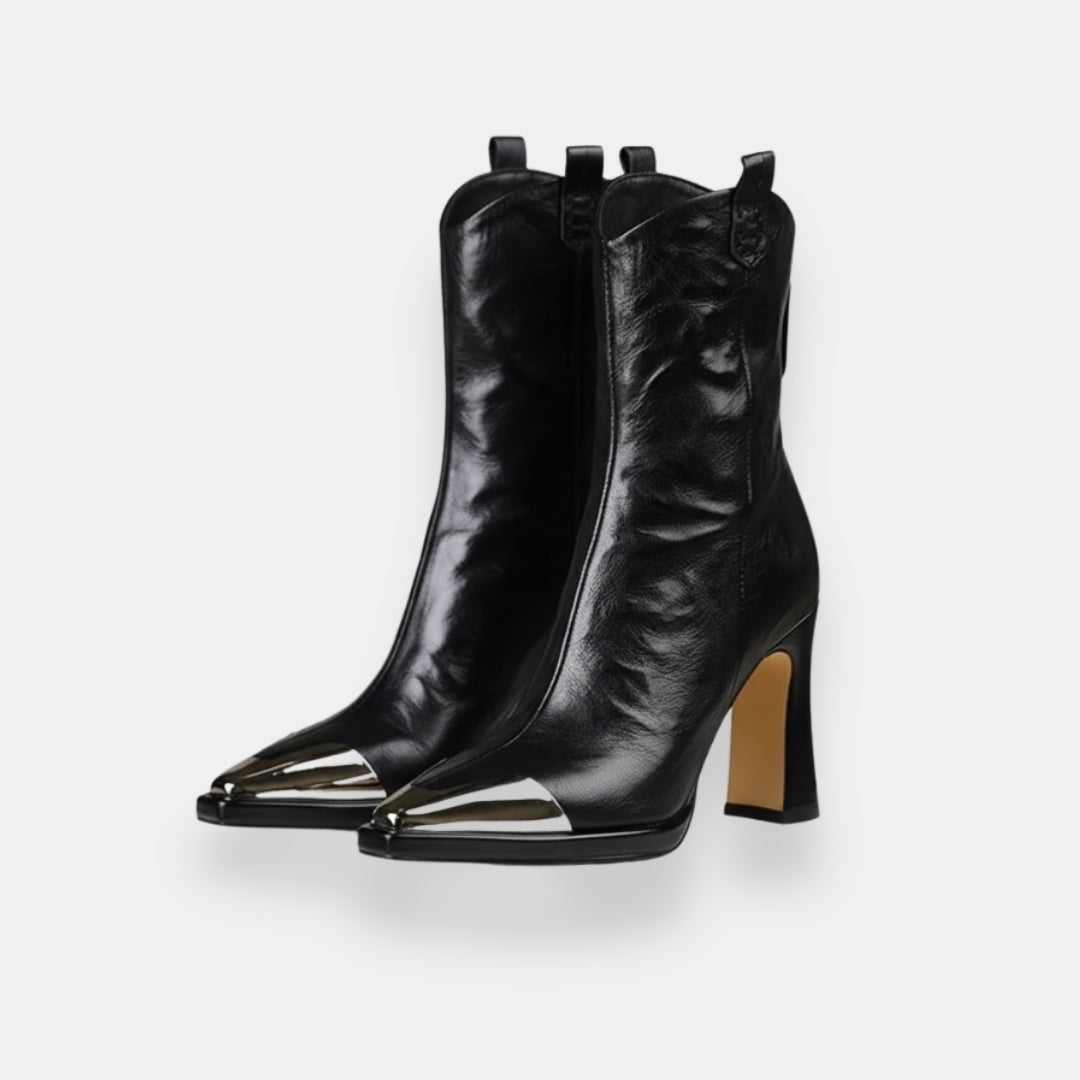 Norah | Bottines Talon Métallique
