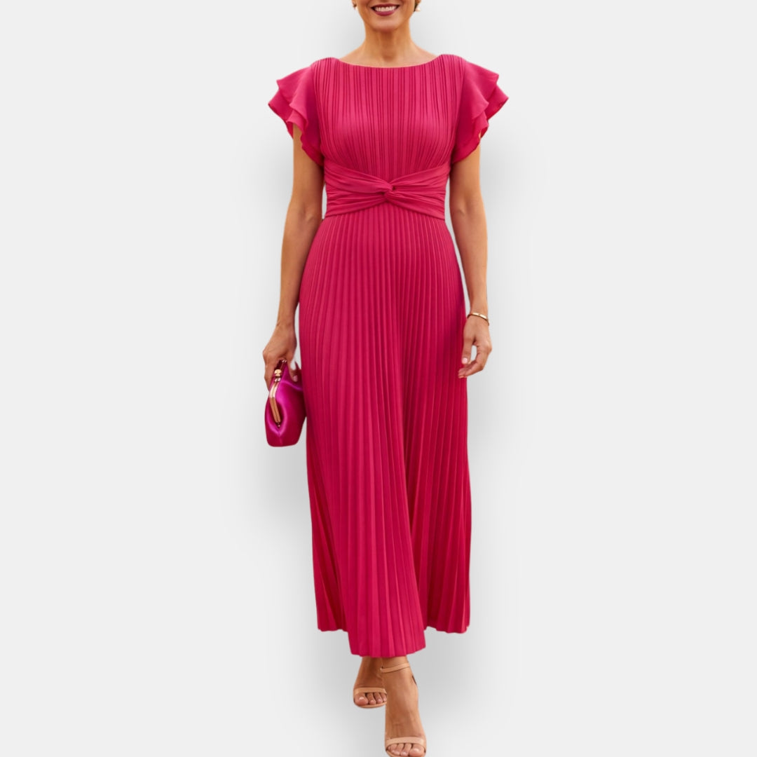 Rolvinde | Robe Longue Plissée