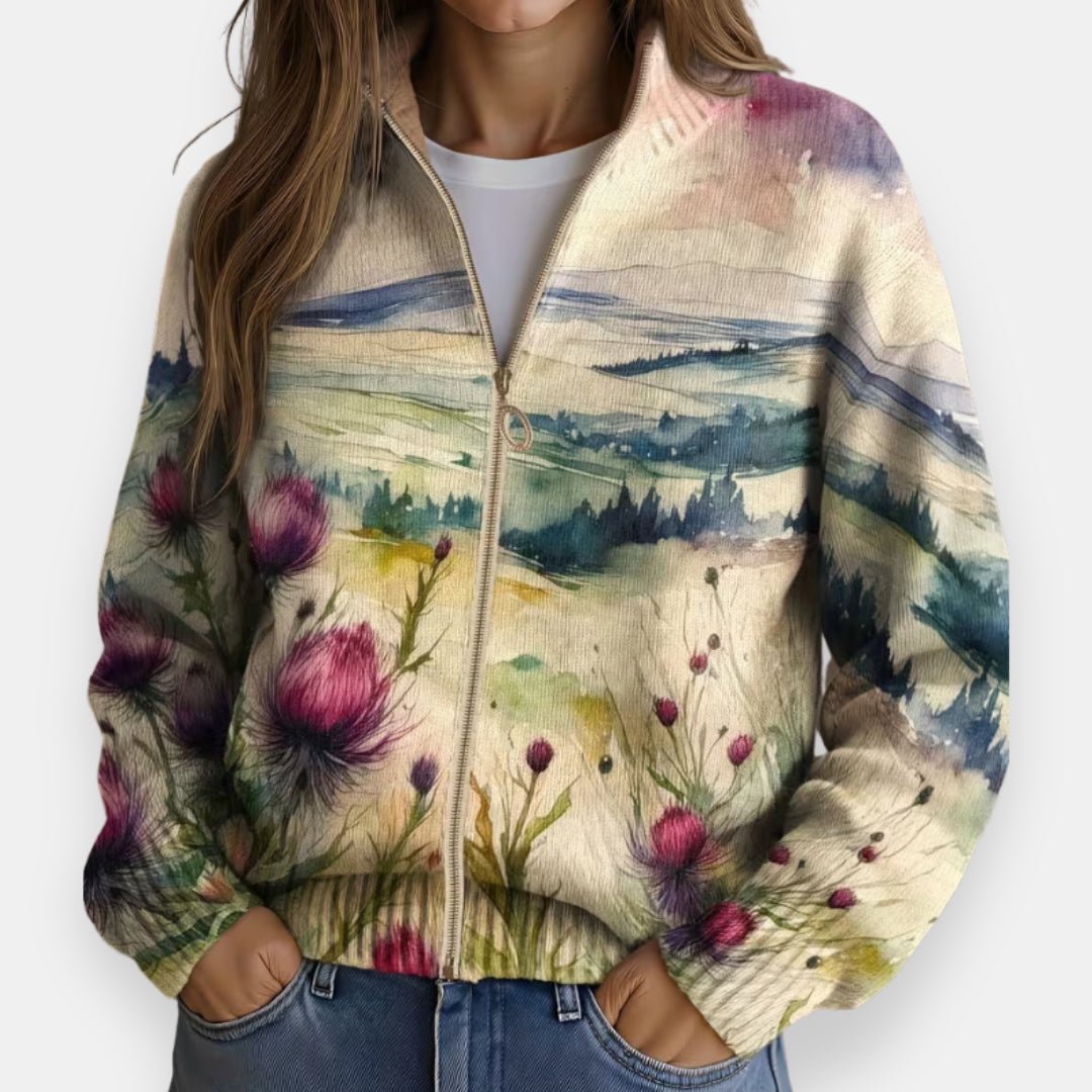 Maë | Veste Maille Col Haut