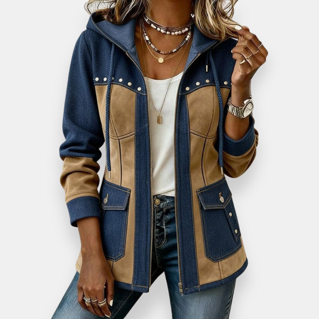 Izaro | Veste Bicolore Zippée