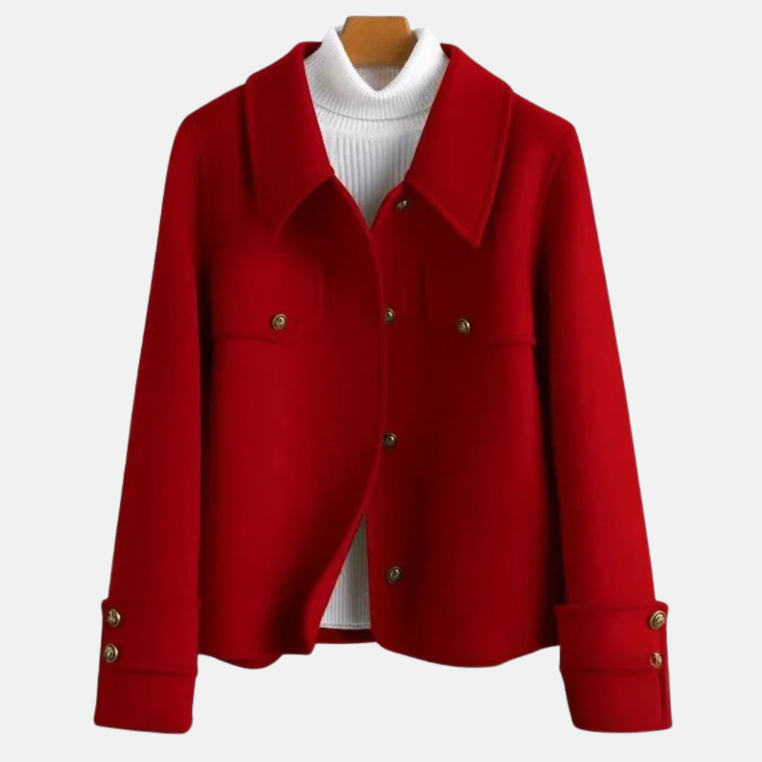 Eloïse | Veste élégante à boutons dorés