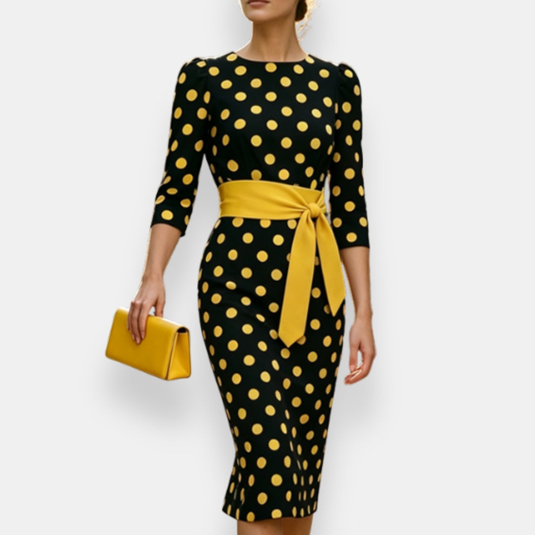 Folvarne | Robe Midi Pois Nouée