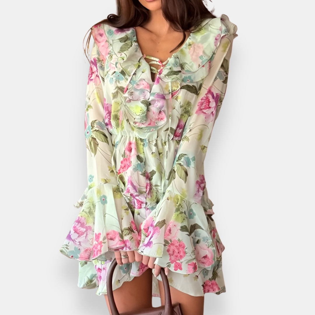 Savine | Robe Courte Volantée