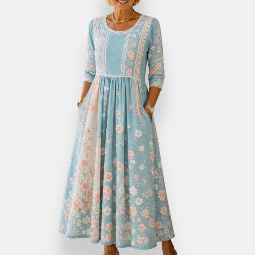 Aloïse | Robe Midi Fleurie