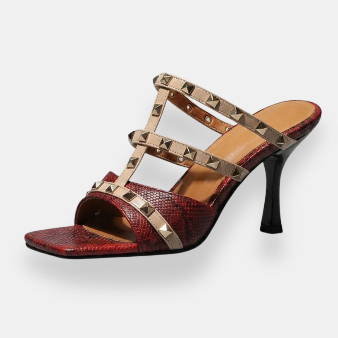Fiorella | Mules à talon cloutées