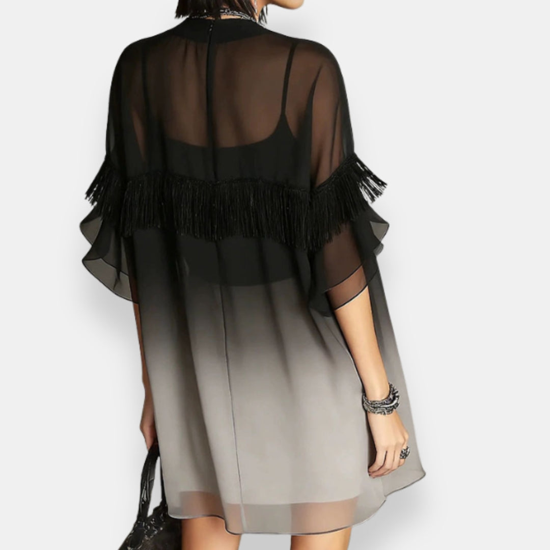 Clémente | Robe Franges Papillon