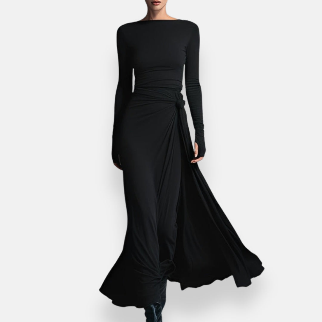 Orphée | Robe Drapée Élégante