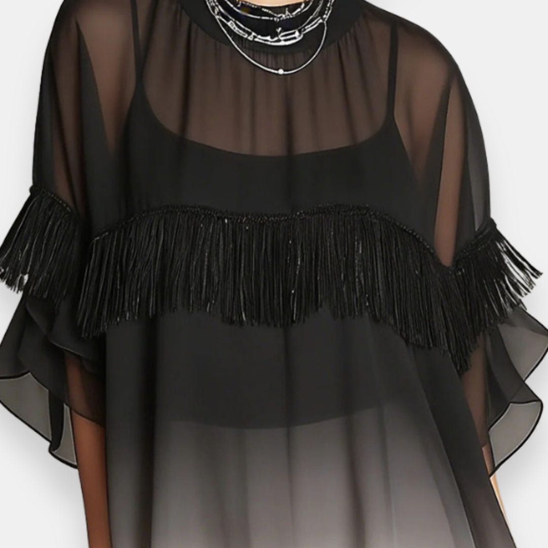 Clémente | Robe Franges Papillon
