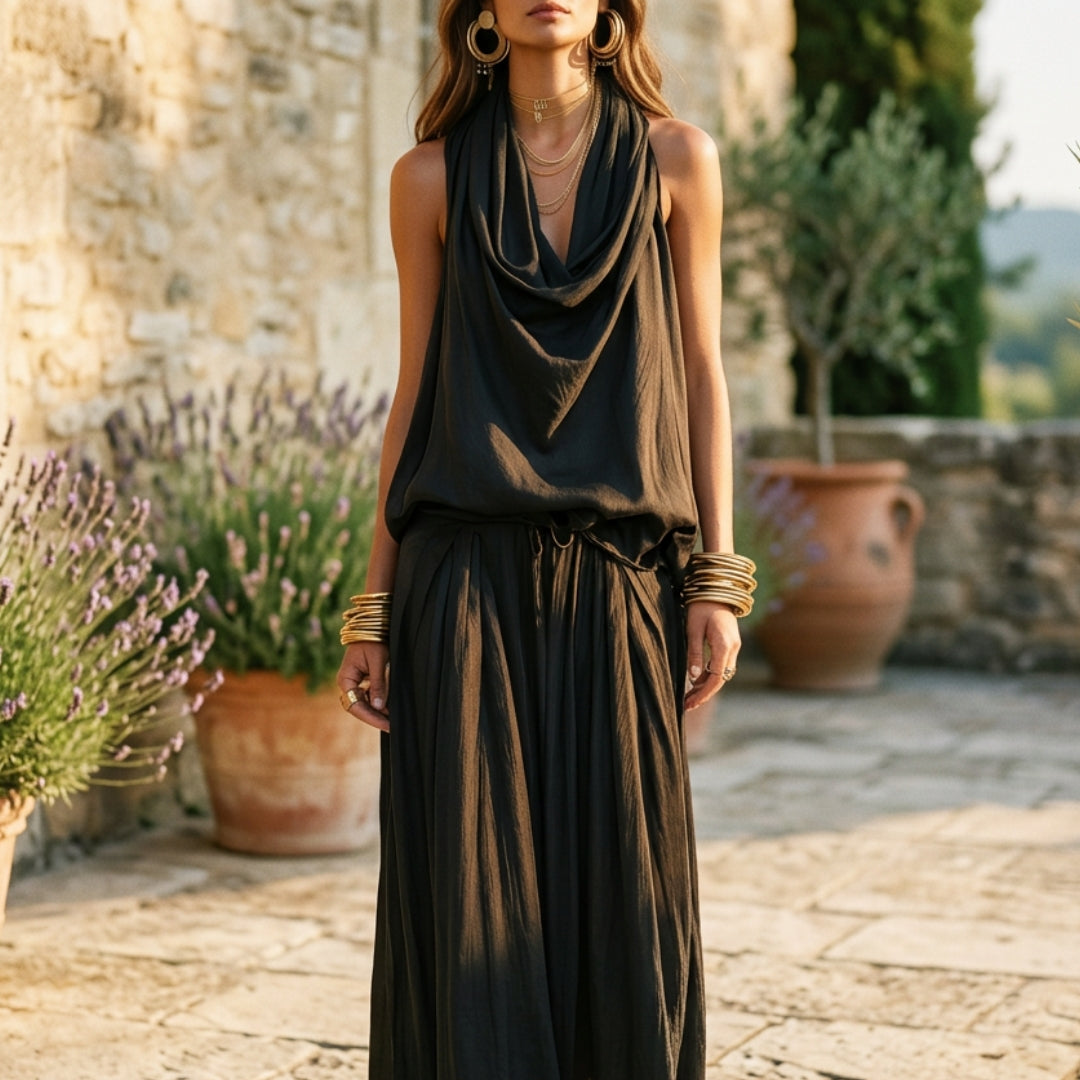 Naïma | Combinaison ample à col bénitier