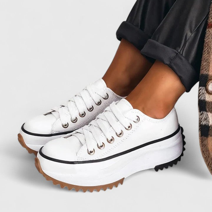 Ovélraine | Sneakers plateforme crantée